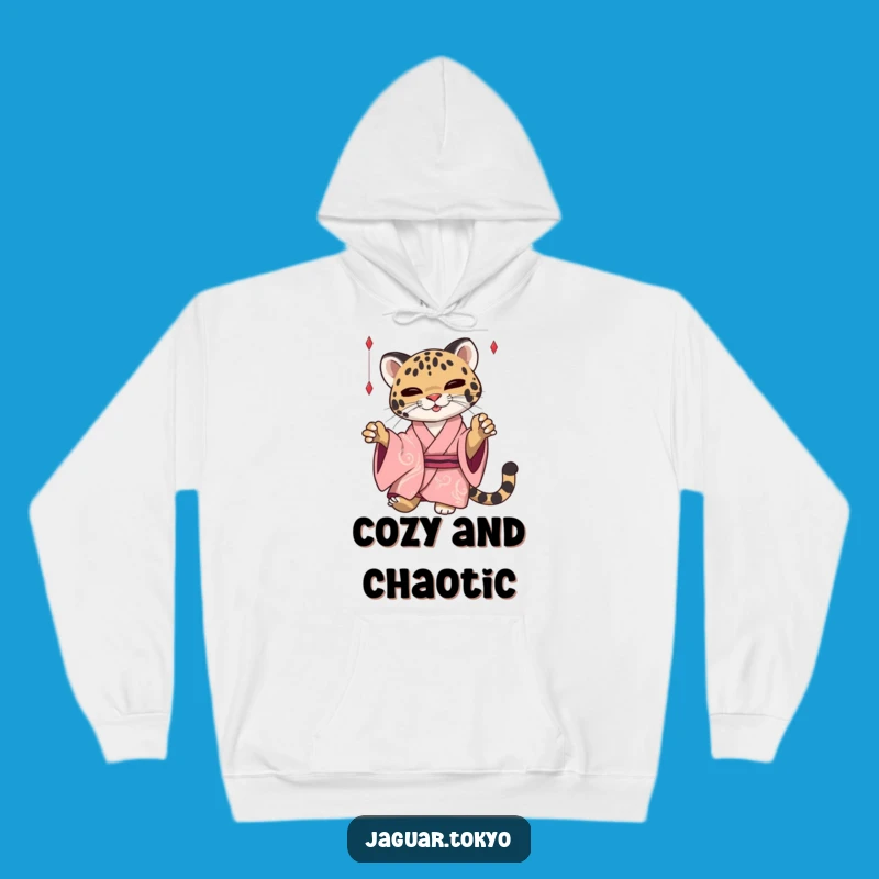 Funny Jaguar Hoodie: Cozy Kimono Cat Sweatshirt - A Whimsical Funny Gift