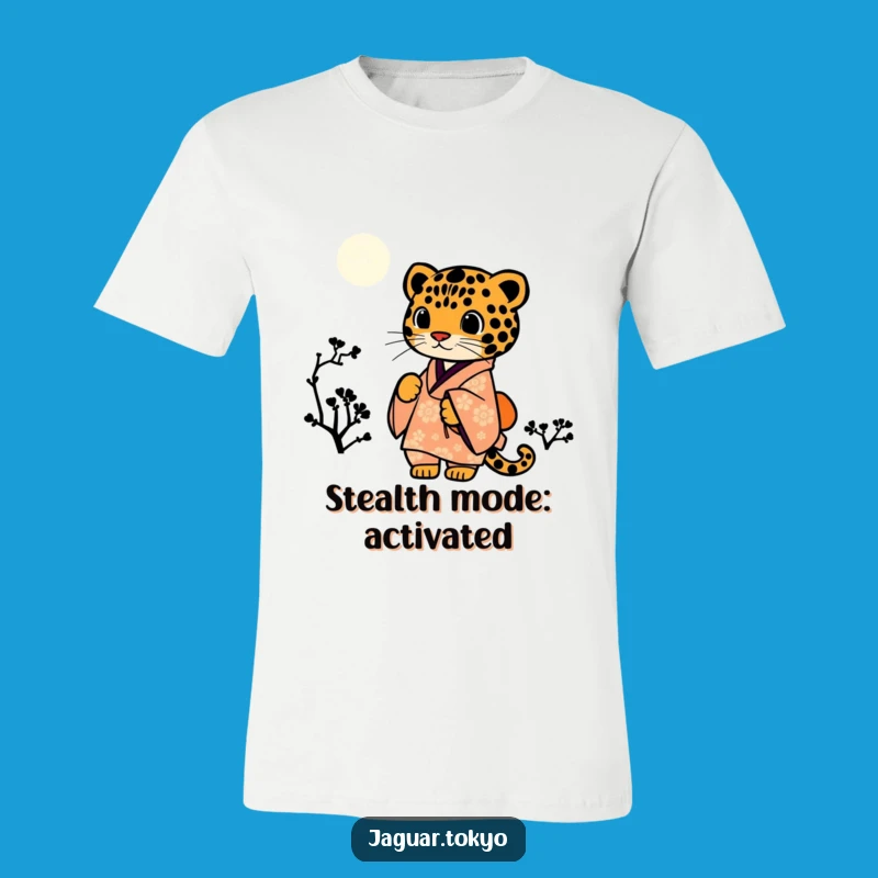 Funny Jaguar Kimono Starry Night T-Shirt - Cool Artistic Apparel Gift